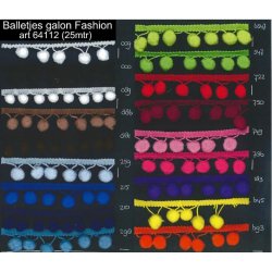 Balletjesgallon Fashion per 25 mtr