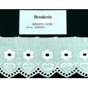 18.4 mtr B-2Broderie wit - 60mm breed