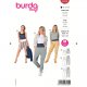 Burda 6124 Broeken van Viscose, crepe of katoen