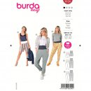 Burda 6124 Broeken van Viscose, crepe of katoen