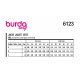 Burda 6123 jasjes van Katoen, stofmenging, linnen, jeans of boucle