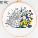 SIMY'S BORDUURPAKKET VOORBEDRUKT KLOMP 40X40CM 14643-DB2863