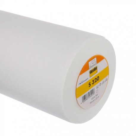 VLIESELINE KAPPENVERSTEVIGING S320 PLAKBAAR 90CM WIT 230227
