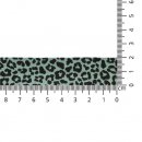 5x 3mtr OAKI DOKI TRICOT BIAISBAND LUIPAARD PRINT 20MM blauw PR20-03-3001