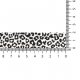 OAKI DOKI TRICOT BIAISBAND LUIPAARD PRINT 20MM wit PR20-03-3004