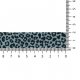 OAKI DOKI TRICOT BIAISBAND LUIPAARD PRINT 20MM blauw PR20-03-3005