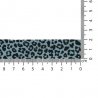 5x 3 mtr OAKI DOKI TRICOT BIAISBAND LUIPAARD PRINT 20MM blauw PR20-03-3005