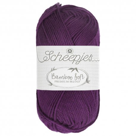 Scheepjes Bamboo Soft 50 gram 1726 Paars 250 DECADENT PLUM