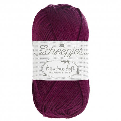 Scheepjes Bamboo Soft 50 gram 1726 251 DEEP CHERRY