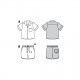 Burda 9285 Blouse en Short van Katoen of Viscose