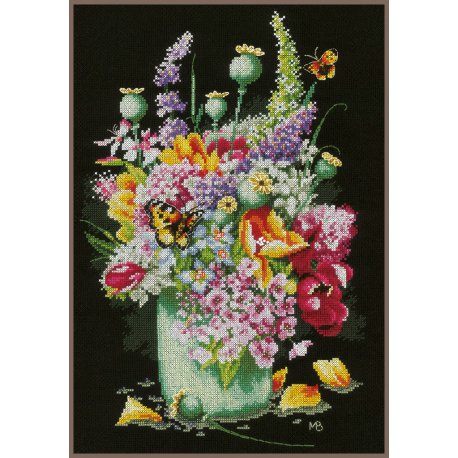 TELPAKKET KIT KLEURIG BLOEMENBOEKET  PN-0183477