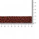 OAKI DOKI TRICOT BIAISBAND LUIPAARD PRINT 20MM rood PR20-03-3007