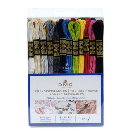 DMC MOULINÉ SPLIJTZIJDE ASSORTIMENT 24X4M MUST HAVE