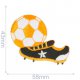 HKM APPLICATIE VOETBALSCHOEN MET BAL 10231416