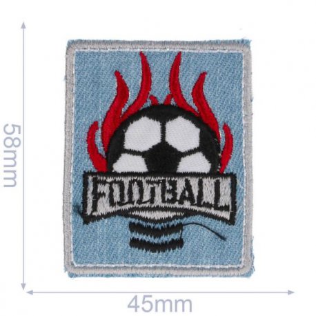 HKM APPLICATIE VOETBAL MET VLAMMEN 10234699