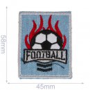 5x HKM APPLICATIE VOETBAL MET VLAMMEN 10234699