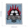 5x HKM APPLICATIE VOETBAL MET VLAMMEN 10234699