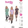 Burda 6087 Jurkjes en Shirt van Jersey