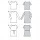 Burda 6087 Jurkjes van Jersey