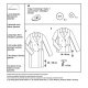 Burda 6078 Jurkjes Wol, Gabardine of Stofmenging