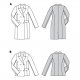 Burda 6078 Jurkjes Wol, Gabardine of Stofmenging