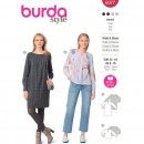 Burda 6077 Jurkje en blouse van katoen, Viscose of Crepe