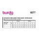 Burda 6077 Jurkjes van katoen, Viscose of Crepe