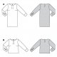 Burda 6077 Jurkjes van katoen, Viscose of Crepe