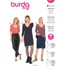 Burda 6075 Jurkje en shirts van Jersey