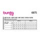 Burda 6075 Jurkje en shirts van Jersey