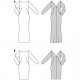 Burda 6068 Jurkjes van Stretch stof