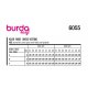 Burda 6055 Jurkjes van katoen, Crepe, jacquard of Stofmenging