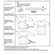 Burda 6055 Jurkjes van katoen, Crepe, jacquard of Stofmenging
