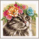 TELPAKKET KIT MAINE COON MET BLOEMENKRANS  PN-0189339 of  PN-0191867