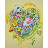 PAINT BY NUMBER KIT BLOEMENHARTJE  PN-0195427
