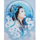 PAINT BY NUMBER KIT ASIAN LADY IN BLUE PN-0195429