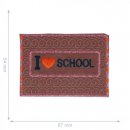 5x APPLICATIE LOVE SCHOOL REFLECTEREND 87X54MM 10228791