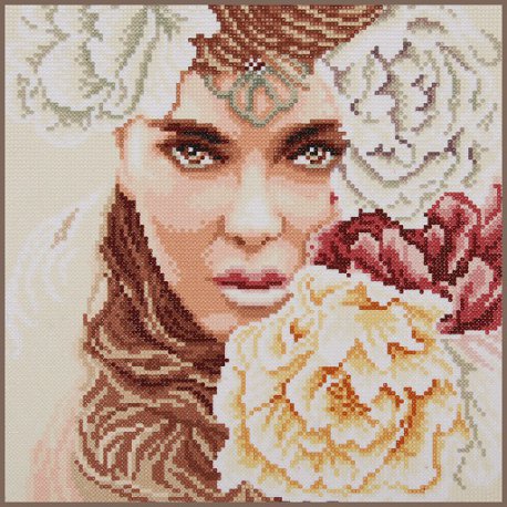 DIAMOND PAINTING KIT INTRIGERENDE BLIK  PN-0184514