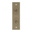 6x Label leren Durable 60x19mm