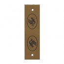 6x Label leren Durable 60x19mm
