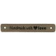 Leren Label Handmade with Love 020.1180 kleur 002