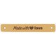 Leren Label Handmade with Love 020.1181 kleur 001
