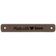 Leren Label Handmade with Love 020.1181 kleur 003