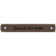 Leren Label Gemaakt door Oma 7 x 1 cm 020.1182 kleur 003