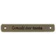 Leren Label Gemaakt door Tante 7 x 1 cm 020.1183 kleur 002