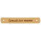 Leren Label Gemaakt door Mama 7 x 1 cm 020.1184 kleur 001
