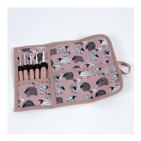 DMC ETUI MET HAAKNAALDEN 3.00-8.00MM ROZE U1965-PINK