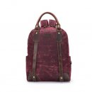 DELLA Q CANVAS RUGZAK 35,6X45,7X11,4CM ROOD 99611