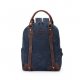 DELLA Q CANVAS RUGZAK 35,6X45,7X11,4CM BLAUW 99614