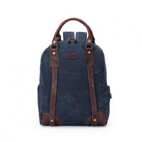 DELLA Q CANVAS RUGZAK 35,6X45,7X11,4CM BLAUW 99614